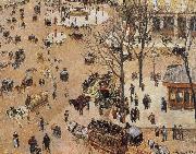 Camille Pissarro French Grand Theater Square oil painting artist